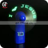 Promotional Items Fancy Gift 11 Led Lights Hand Fan With Message thumbnail-6