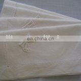 100% Linen Napkins With Monogrammed and Ladder Hemstitch thumbnail-1