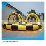 Zorb Ball Air Track/inflatable Air Tumble Track/car Racing Inflatable Air Track for Sale thumbnail-4