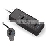 4 Port Car Charger 46W 8A, Multi-function 4 Port USB Car Charger for Mobile Phone thumbnail-2