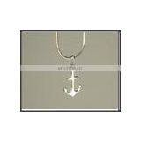 Anchor Design High Quality Silver Pendant thumbnail-1