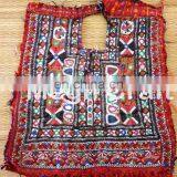 Indian Traditional Banjara Fabric Hand Embroidered Mirror Work Patches-Vintage Kutch Banjara Patches