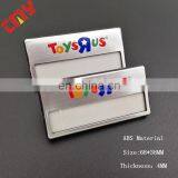 Wholesale Plastic Magnetic Reusable Name Badge With Your Own Logo thumbnail-2