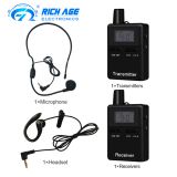 RC 2401 wireless tour gudie system with lanyard and Microphone & Earophone