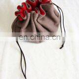 Felt Coin Purses Double Sided Drawstring thumbnail-2