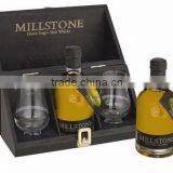 Custom Logo and Color Rustic Stain Color Wooden Whisky Bottle Gift Box Accept OEM thumbnail-2