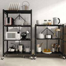 Food Plate Shelf Light Duty Metal Storage Shelf Kitchen Steel Rack thumbnail-1