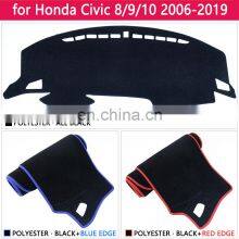 for Honda Civic 8 9 10 2006~2019 Anti-Slip Mat Dashboard Cover Pad Sunshade Dashmat Protect Car Carpet Accessories FB FK FA FD thumbnail-3