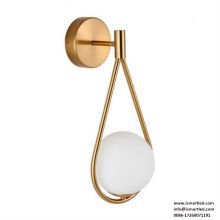 Scandinavian Design Glass Ball Indoor Decorative Led Wall Lamp