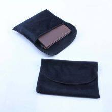 Custom High-grade Flannelette Envelope Bag Flip Wallet Bag Leather Velvet Bag Jewelry Storage Dustproof Bag thumbnail-1