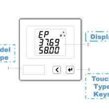 LNF53 LCD Display RS485 3 Phase Modbus Multifunction Energy Meter thumbnail-2