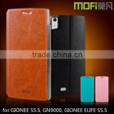 MOFi Waterproof Leather Flip Smart Mobile Phone Cover Cases for GIONEE S5.5, GN9000, GIONEE ELIFE S5.5
