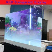 55 Inch Touch Transparent Screen Advertising Machine 65 Inch Transparent LCD Screen Customization thumbnail-2