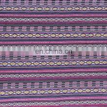 Manufacturers Spot Polyester-cotton Jacquard Fabric With Fine-dense Stripes Fashion Ethnic Clothing Luggage Fabric thumbnail-4