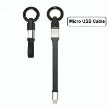 Portable Short Keychain Micro Usb Charging Data Cable Mobile Charger for Android Phone thumbnail-2