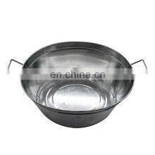 Top Sale Metal Manufacturer Branded Logo Modern Premium Giveaway Custom Galvanized Ice Buckets Parties thumbnail-4