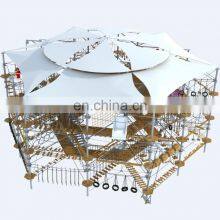 Sport Game High Altitude Playground Equipment Adult and Kids Commercial Obstacle Course
