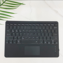 Apple IPad12.9.7 Inch Protective Case Bluetooth Keyboard 2017 Wonderful Touch Colorful Backlit Leather Pen Holder thumbnail-4