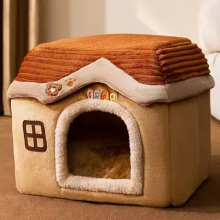 Lovely Design High Quality Plush Cat Nest Cat Bed Comfortable Warm Breathable thumbnail-4