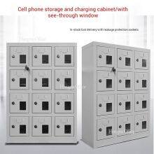 Large Capacity Mobile Phone Charging Locker With Aluminum Handle and Efficient USB Charging Ports | Perfect for Public Spaces and Retail thumbnail-1