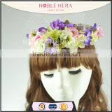 Fashion wedding decorations hair accessories floral hair hats for women with alligator clip
