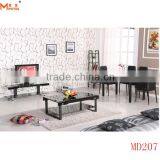 Cheap Simple Glass Dining Table Designs thumbnail-3