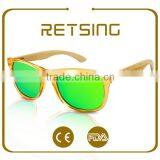 OEM Uv400 Lenes Polarized Wooden Sunglasses for Custom Logo Print/laser thumbnail-3