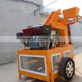 FL1-20 Small Scale Diesel Engine Hydraform Brick Making Machine Mexico thumbnail-2