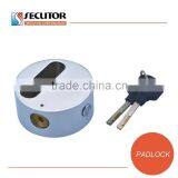 High Security Hardened Solid Round Steel Padlock thumbnail-1