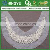 Crochet Needle Handmade Pearl Beaded Collar --- H1412021 thumbnail-1