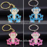 Multicolor Metal Keychain The Monkey Zodiac Couples Keychain Bag Buckle Hanging thumbnail-5