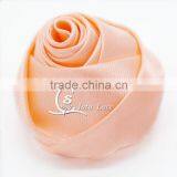Rolled Satin Rosette for Headbands or Hair Clips - Supplies thumbnail-1