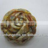 Crazy Agate Carved Rose thumbnail-1