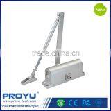 Home Office Doors High Quality Aluminum Alloy Silver Automatic Door Closer