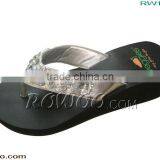 Wedge Slippers With Ornament