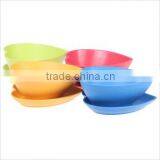 Heart Style Eco-friendly Bamboo Fiber Salad Bowl 6 Set thumbnail-3