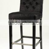 Modern Button designed Wooden Fabric Leisure Barstool With Ring Back (KY-3207)