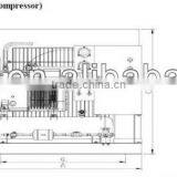 Refrigeration Cold Room Condensing Unit With Low Noise (FNS Series)