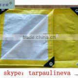 80gsm Yellow and White Color Tarpaulin &tarpaulin in Standard Size&weed Mat thumbnail-1