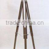 GRIFFITH ASTRO CHROME PLATED BRASS TELESCOPE TRIPOD thumbnail-1