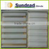 Textile Venetian Blinds 18 mm ,28mm, 38mm Zebra Roller Blinds With Zebra Fabric thumbnail-2