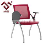 Red flex fabric portable folding table and chair set