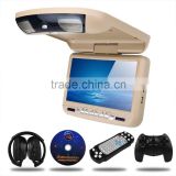Roof mounted car dvd player 9 inch