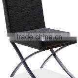 Z681 the Best Selling pu Crocodile Leather Nordic Metal Dining Chair thumbnail-3