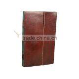 Simple Classic Genuine Leather Journal With Blank Craft Paper Brown Handmade Leather thumbnail-1