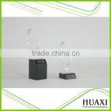 Wooden Black Square Single Watch Display Stand With C Ring thumbnail-2