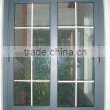Aluminum Tempered Glass Casement Windows With Flyscreen thumbnail-1