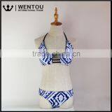 Bandage Push-up Neck Women Sexy Bikini Set Halter Swimwear thumbnail-1