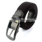 First Layer Leather High Quality Braided Elastic Golf Men's Belt thumbnail-3