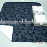 100% Polyester Knit Embossed Short Fur With Cashmere Throw thumbnail-1
